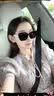 香奈儿（CHANEL）辛芷蕾赵露思同款墨镜镶钻字母镂空logo方形太阳镜节日送礼 白色CH5422B-1026S4 防紫外线（UVA/UVB） 实拍图