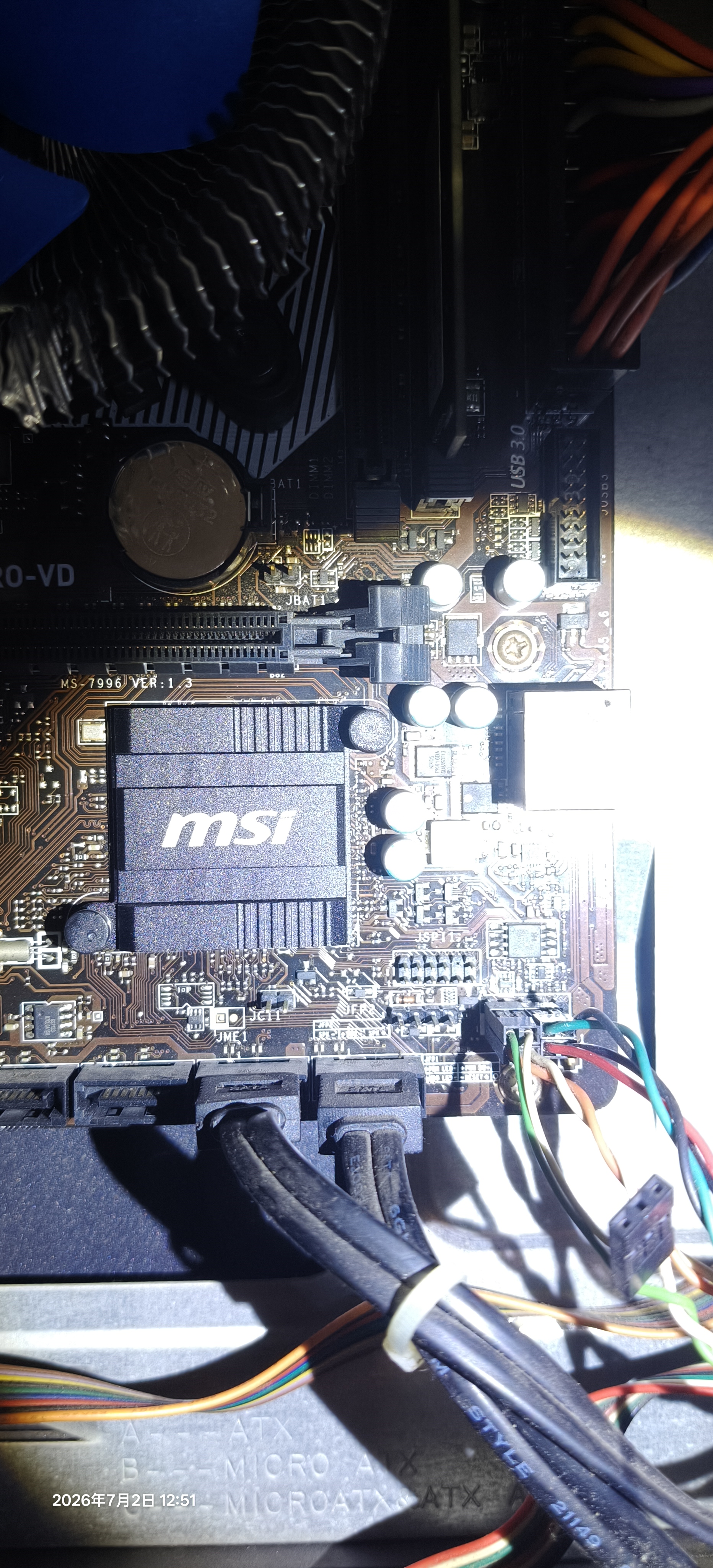 超频3（PCCOOLER）青鸟3 CPU散热器（多平台/9CM风扇/ITX散热器/下吹式/附带硅脂） 实拍图