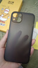 奶小鸭 适用苹果13手机壳 iphone13保护套镜头全包超薄透明磨砂防摔软壳男女款 深空黑 实拍图