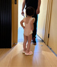 ASK JUNIOR儿童带泳帽度假泳衣夏吊带连体泳装小童宝宝高弹海边训练服泳装 实拍图