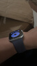 Apple/苹果 Watch S11 智能手表GPS款46毫米银色铝金属表壳雾紫色运动型表带S/M MEVW4CH/B 实拍图