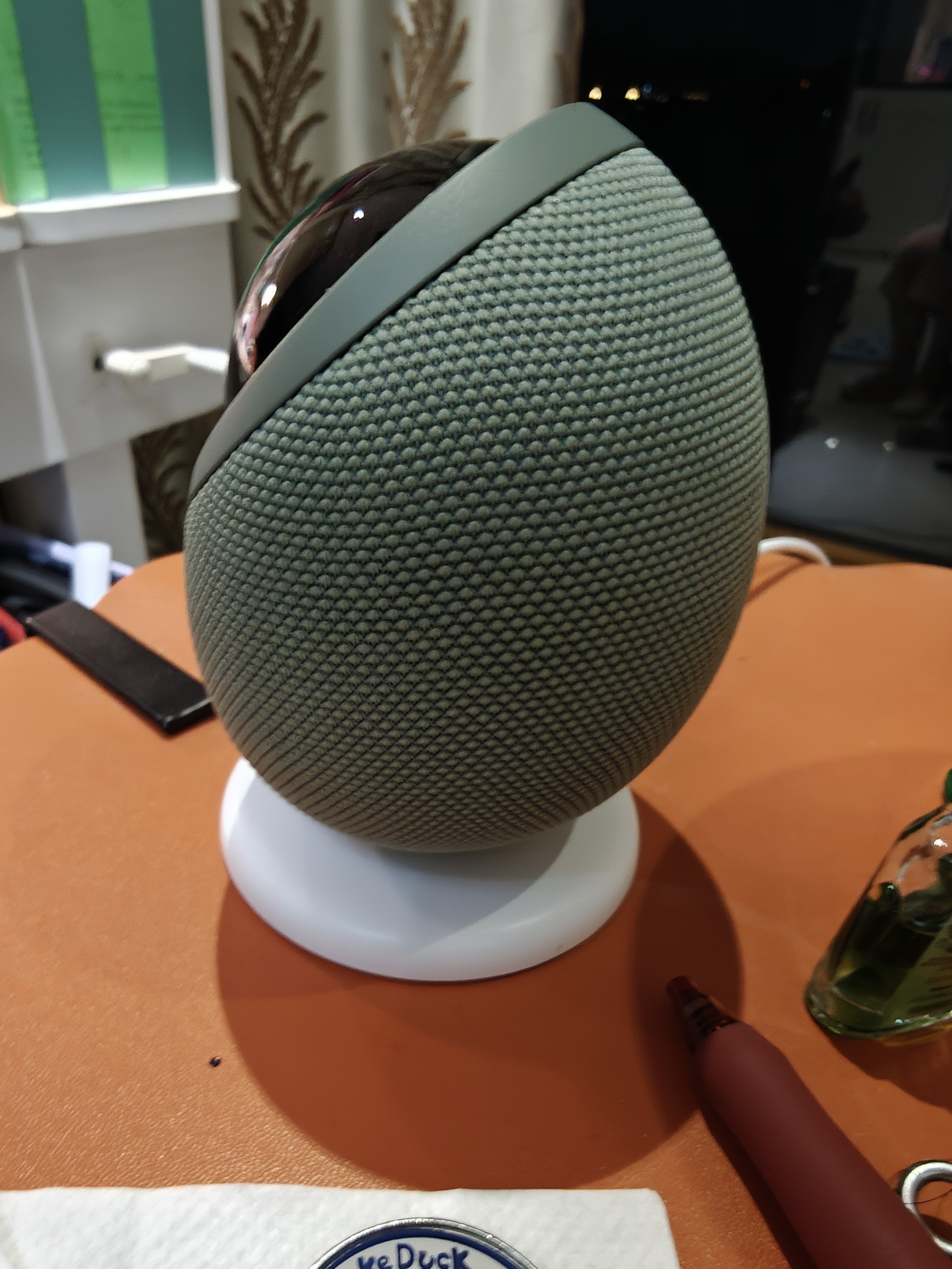 鸿蒙智选800万摄像头家用监控器360度无死角带夜视全景影像可视频可对话 室内庭院母婴宠物看护海雀雀蛋Max 实拍图