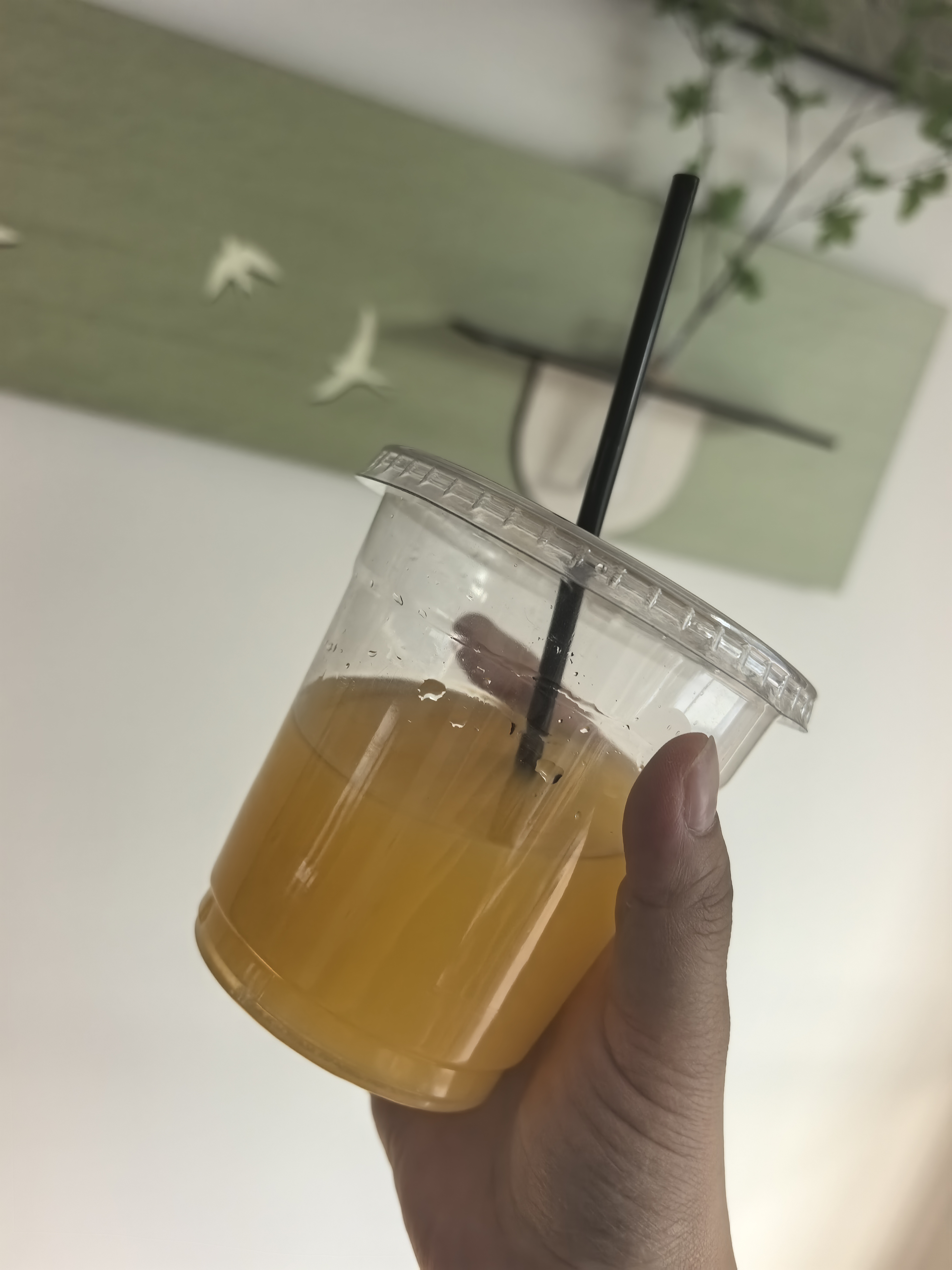 CLITON一次性奶茶杯咖啡杯透明带盖冷饮杯家用商用塑料杯500ml*20套 实拍图