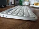 罗技（Logitech）时尚系列K390无线蓝牙键盘 超薄便携  K380升级版 沙色 79键 实拍图