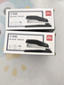 得力（deli）50页旋转式订书机订书器厚层中号中缝装订可拆办公用品 黑色0414S 实拍图