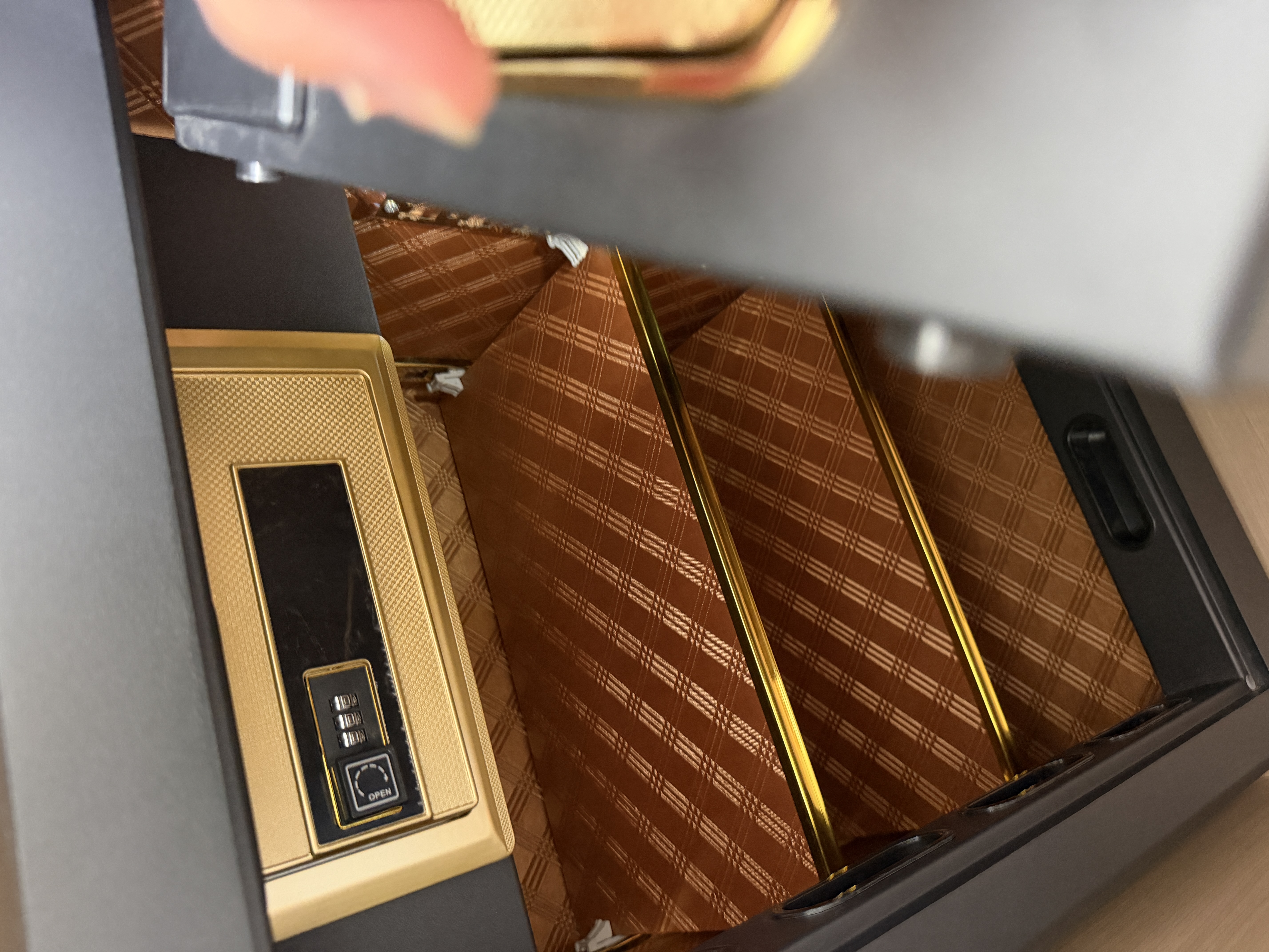 虎牌保险柜家用小型指纹密码WiFi保险箱办公全钢防盗可入墙 80金刚黑 驭尚系列（密码+指纹+京东小家App智控WiFi） 实拍图