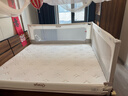 丸丫K2婴儿床围栏宝宝防摔床护栏床边挡板免打钉三面简灰1.8+2+2+床单 实拍图
