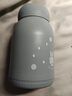 【京东物流送货上门】萌萌兔卡通水杯女牛奶玻璃杯创意便携杯子 蓝色萌萌兔 330ml 1只 实拍图