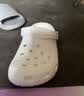 卡骆驰（CROCS）檀健次同款经典洞洞鞋轻便百搭女沙滩鞋包头拖鞋男鞋|10001 白色-100(含智必星) 37 /38(230mm) 实拍图