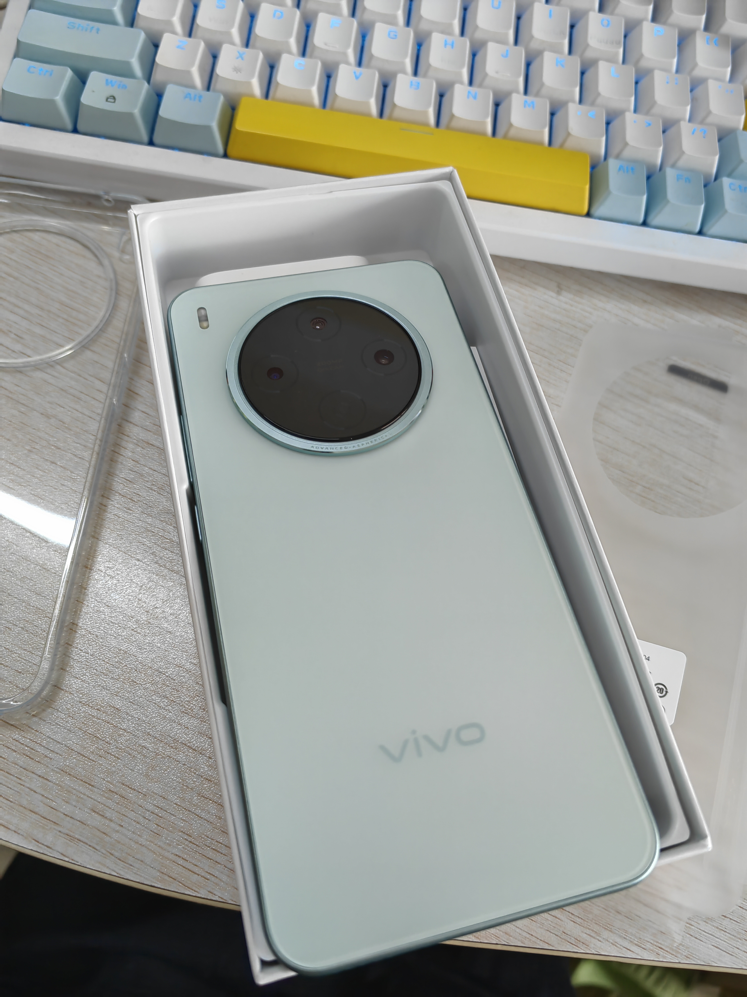 vivo Y500 Pro 12GB+512GB 浅绿 2亿HP5旗舰级主摄 7000mAh蓝海电池 IP68+IP69满级防水 AI影像手机 实拍图