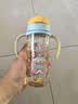 贝亲（Pigeon）防胀气 自然成长翻盖直饮吸管 大童奶瓶330ml 马戏团 18月+ AA279 实拍图