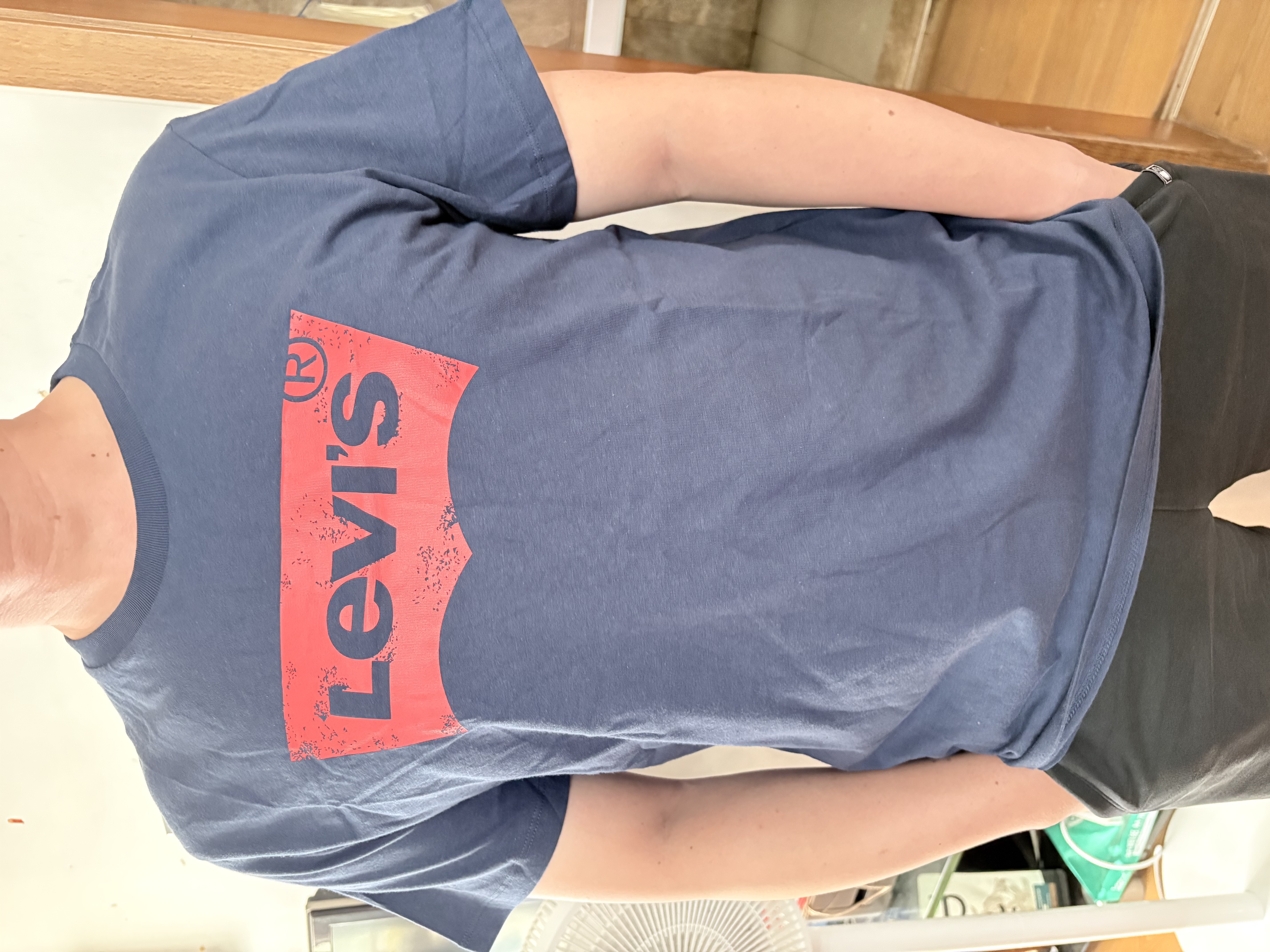 李维斯Levi's情侣美式宽松印花时尚简约舒适潮流纯棉圆领短袖T恤 实拍图