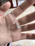 唯一（Winy）一克拉莫桑石999足银项链女款2026新款老婆生日礼物送女朋友老婆 实拍图