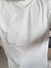 速干衣运动弹力纯色基础短袖t恤夏季新款男女同款 白色 4XL 实拍图