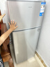 奥克斯小冰箱家用小型迷你冷藏冷冻两用出租房宿舍用节能省电寝室办公室电冰箱 【净化去味】186银色【高效保鲜 铜管速冷】70L 实拍图