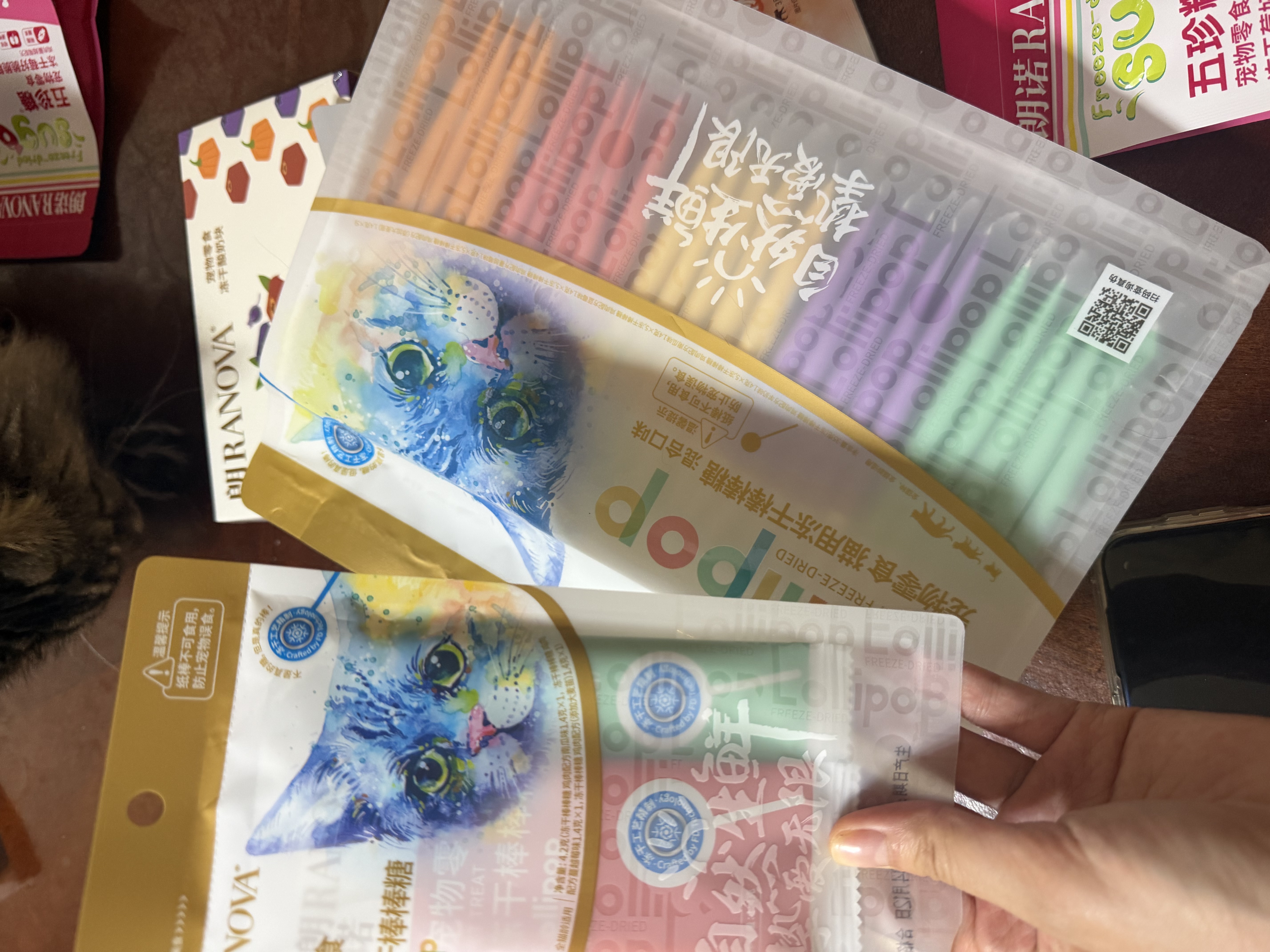 朗诺 朗诺(RANOVA)猫零食冻干棒棒糖38支装 实拍图