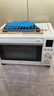 美的（Midea）35L家用多功能烘焙电烤箱 双层玻璃门/精准控温/热风烘烤/搪瓷内胆 PT3530W-D 实拍图