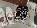 361°儿童运动鞋男女童跑鞋春夏大网孔透气魔术贴跑鞋防滑软底跑步鞋 【夏季网孔】碳黑/甜心粉色 37 实拍图