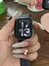 Apple/苹果 Watch S11 智能手表GPS+蜂窝款46毫米银色铝金属表壳雾紫色运动型表带S/M MFDK4CH/B 实拍图