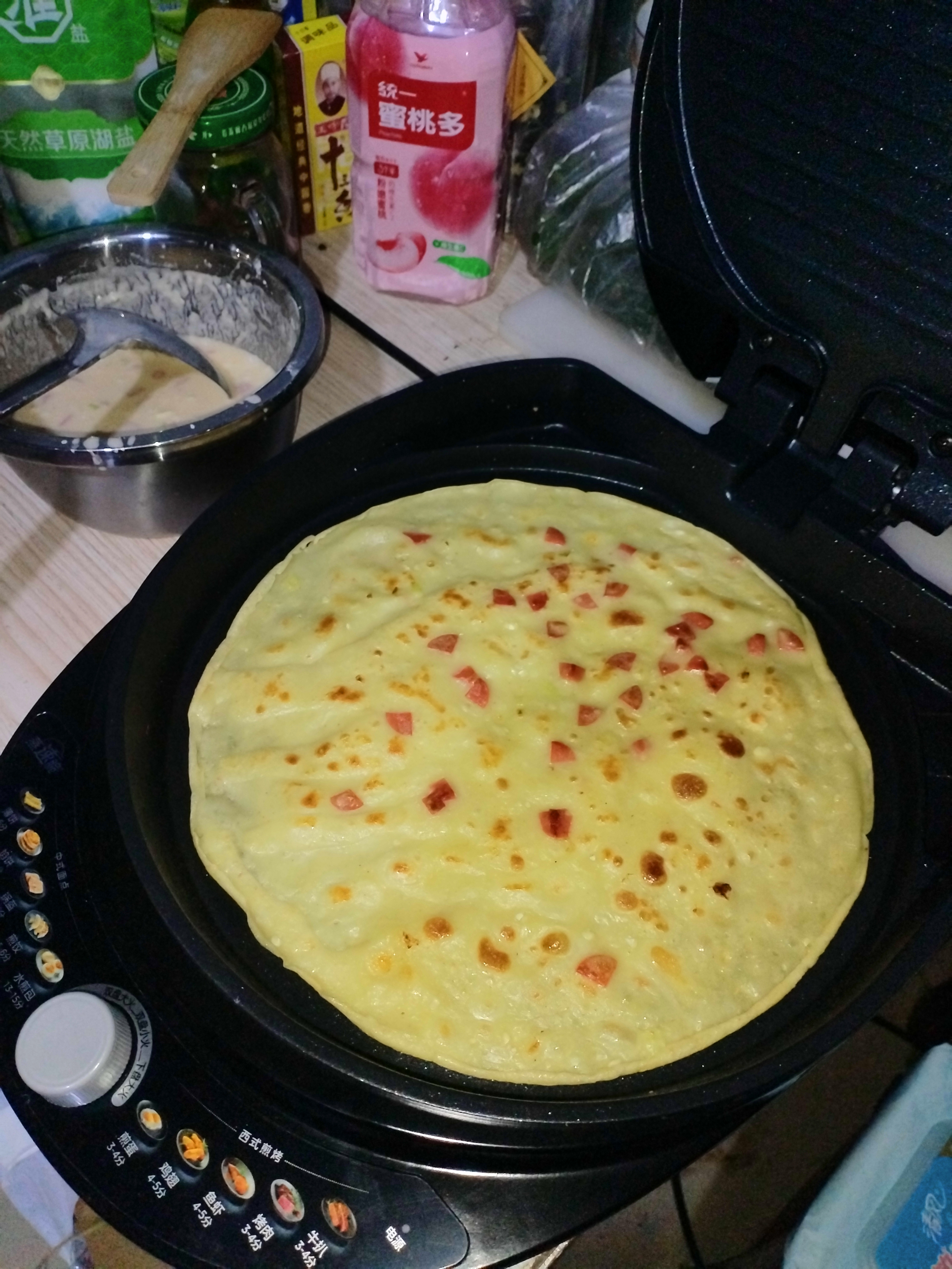 美的（Midea）电饼铛家用双面加热煎烤机烙饼锅电煎饼锅34大口径加大加深烤盘 温度可调烤肉早餐机电饼档JKE3475 实拍图