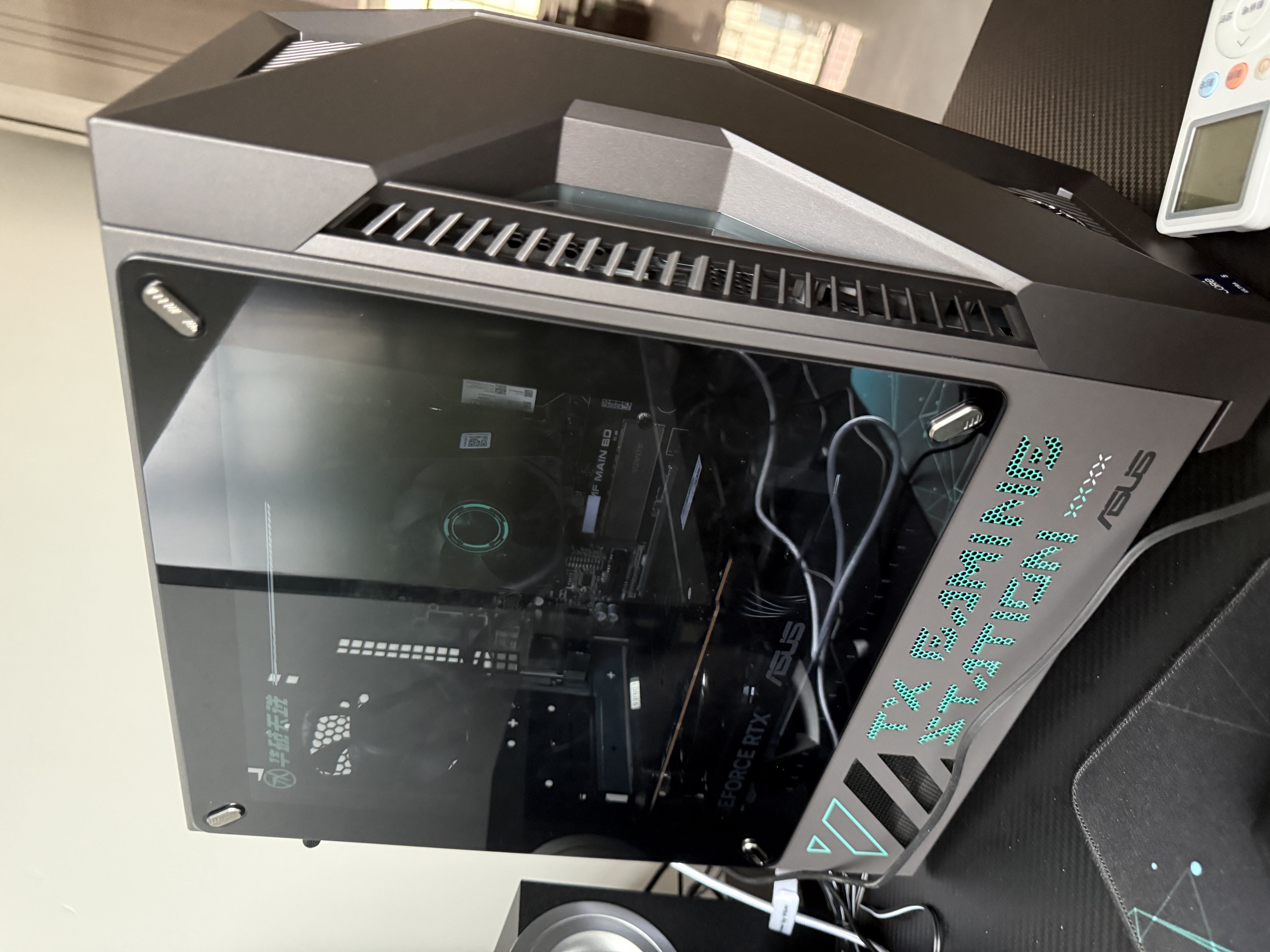 华硕天选6X 16L台式机游戏主机台式电脑（酷睿U5-225F RTX5060Ti-8GB显卡 16G DDR5 1TB SSD） 实拍图