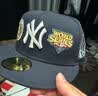 NEW ERA纽亦华MLB棒球帽世界大赛全封刺绣NY平檐硬顶NE5950 13529389-藏青色 758 60cm 实拍图