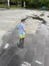 牧萌儿童雨鞋男童女童防水立体宝宝防滑耐磨卡通雨靴 挖掘机恐龙 15码 实拍图