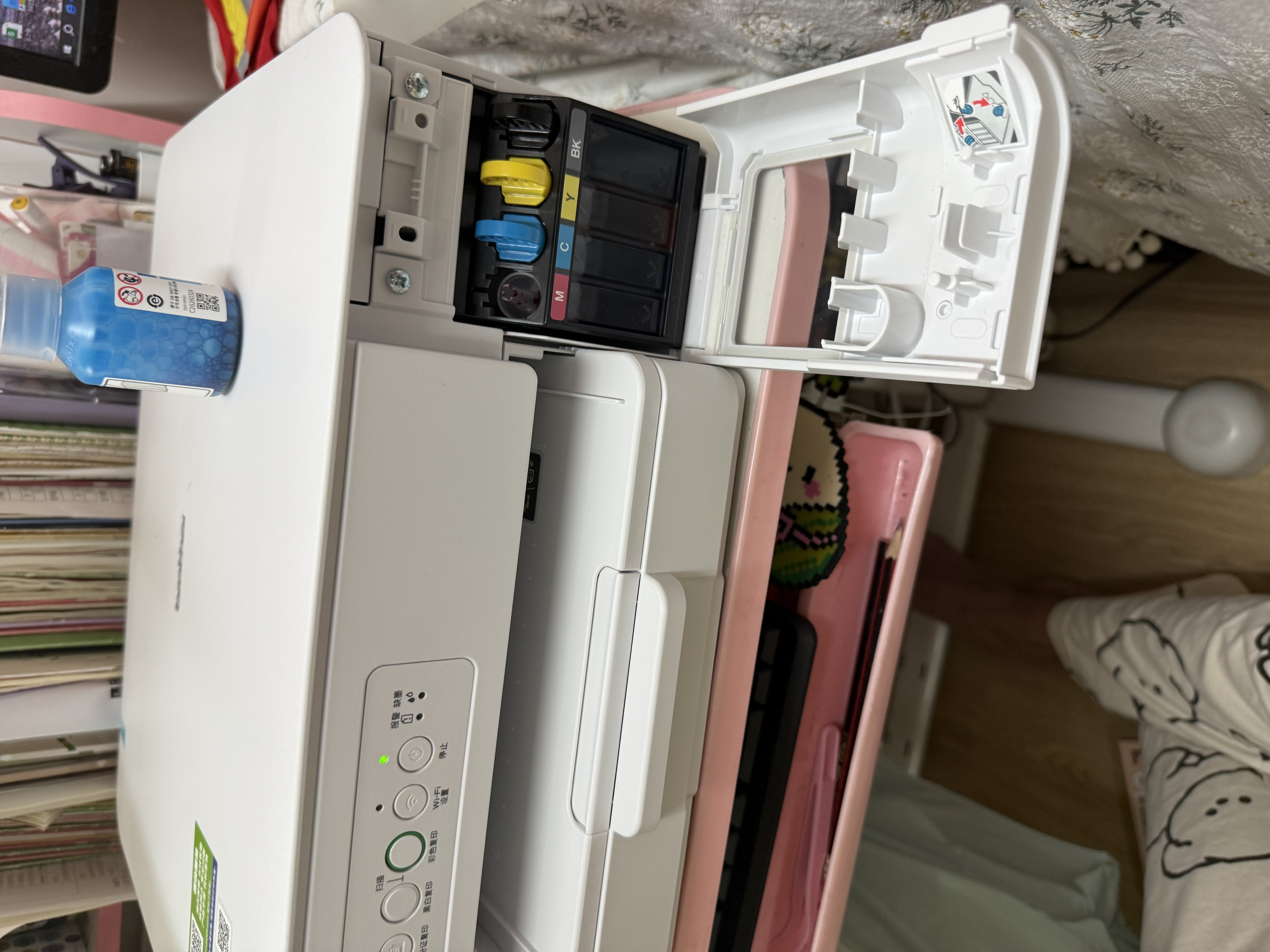 兄弟（brother）DCP-T436W彩色喷墨无线手机wifi打印机复印扫描一体机家用小型学生作业照片A4墨仓打印机435白色款 T436W无线远程小程序 京小印2年会员套餐（会员咨询客服领取） 实拍图