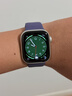 Apple/苹果 Watch S11 智能手表GPS款42毫米银色铝金属表壳雾紫色运动型表带M/L MEUU4CH/B 实拍图
