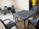 政德馨麻雀麻将机专用椅子靠背棋牌椅子凳子棋牌室椅家用麻将椅子餐馆椅 500斤爆款灰色麻布【4张起发棉麻 不可调节固定扶手 实拍图