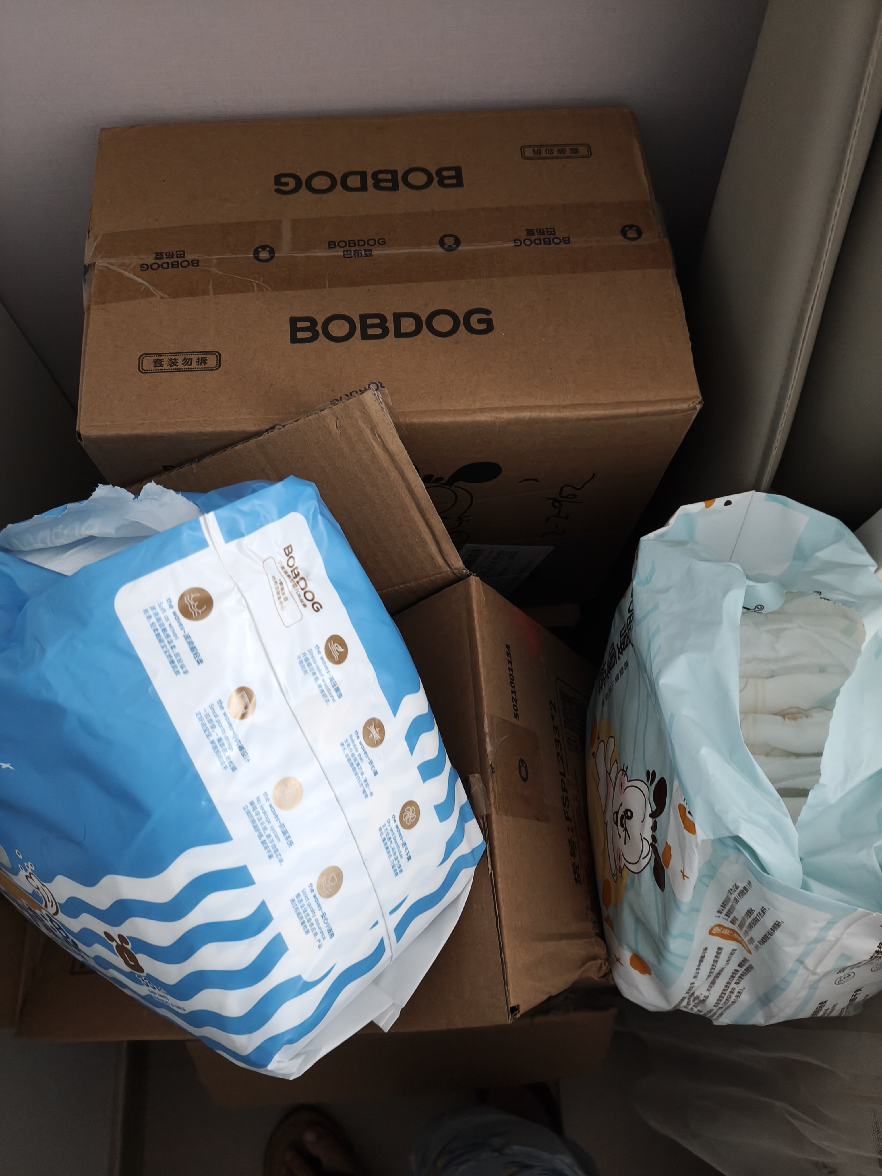 巴布豆（BOBDOG）【未检出甲酰胺】小波浪拉拉裤XL60片夏季超薄婴儿尿不湿干爽透气 实拍图