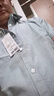 BLACKMONDAY夏季纯棉牛津纺衬衫男短袖全棉男士免烫时尚百搭商务休闲正装衬衣 实拍图