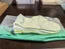 全棉时代儿童袜子7A抗菌婴幼儿宝宝纯棉透气中筒袜 黄白绿 10-12cm 实拍图