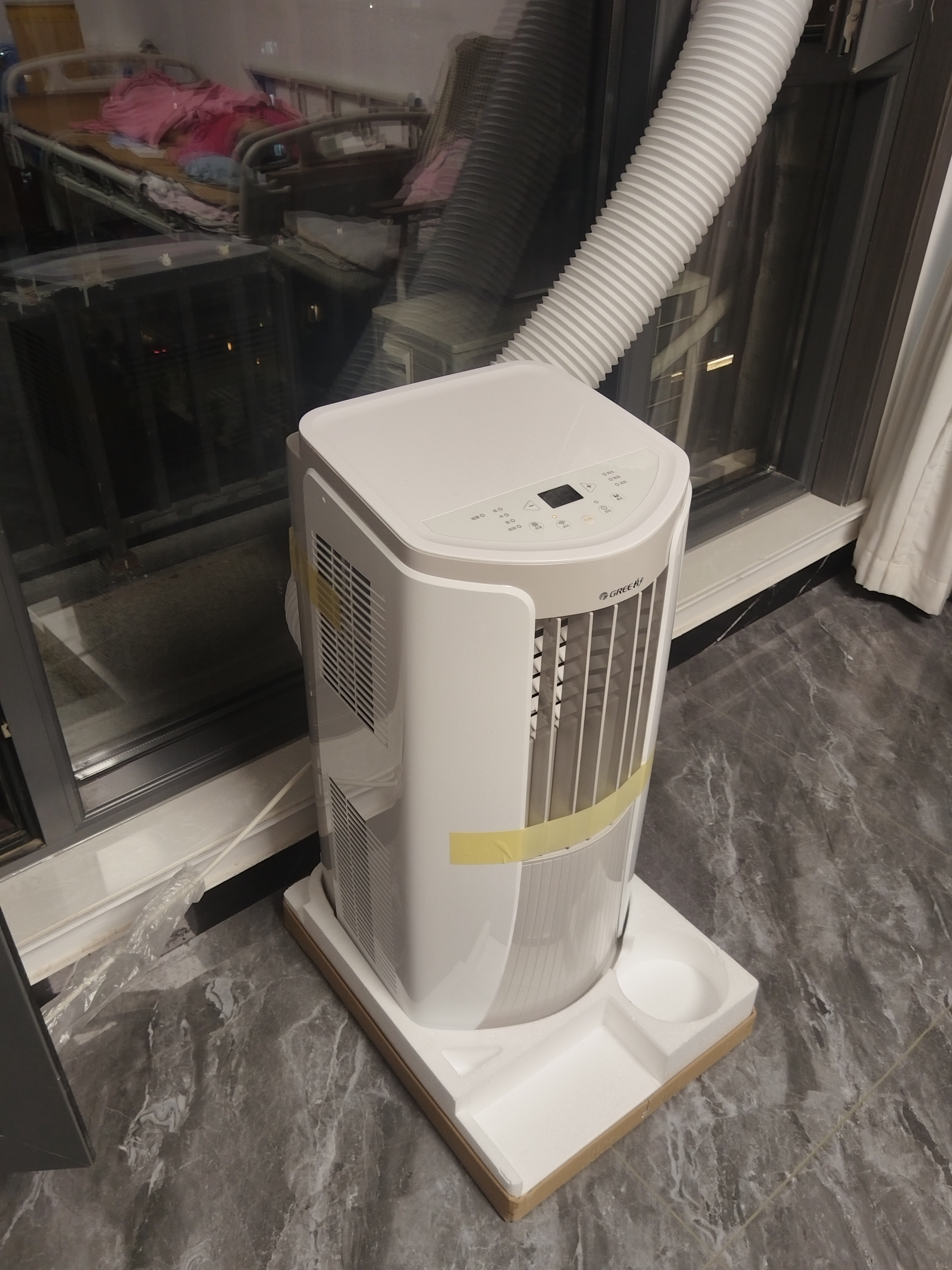 格力（GREE）移动空调一体机无外机免排水免安装可移动式空调厨房客厅出租房办公室空调26年新款主销可独立除湿 大2匹单冷【4000W强冷正出风+WiFi+遥控】 实拍图