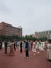 丽佰昕蓝色小晚礼服2026新款宴会高级感法式学生艺考小众主持人蓬蓬裙女 蓝色中长 XL   建议110-120斤 实拍图