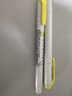 斑马牌 (ZEBRA)【热门商品】双头柔和荧光笔 mildliner系列单色划线记号笔 学生标记笔 WKT7 柠檬黄 实拍图