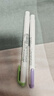 斑马牌 (ZEBRA)双头柔和荧光笔 mildliner系列单色划线记号笔 学生标记笔 WKT7 柔和绿 实拍图