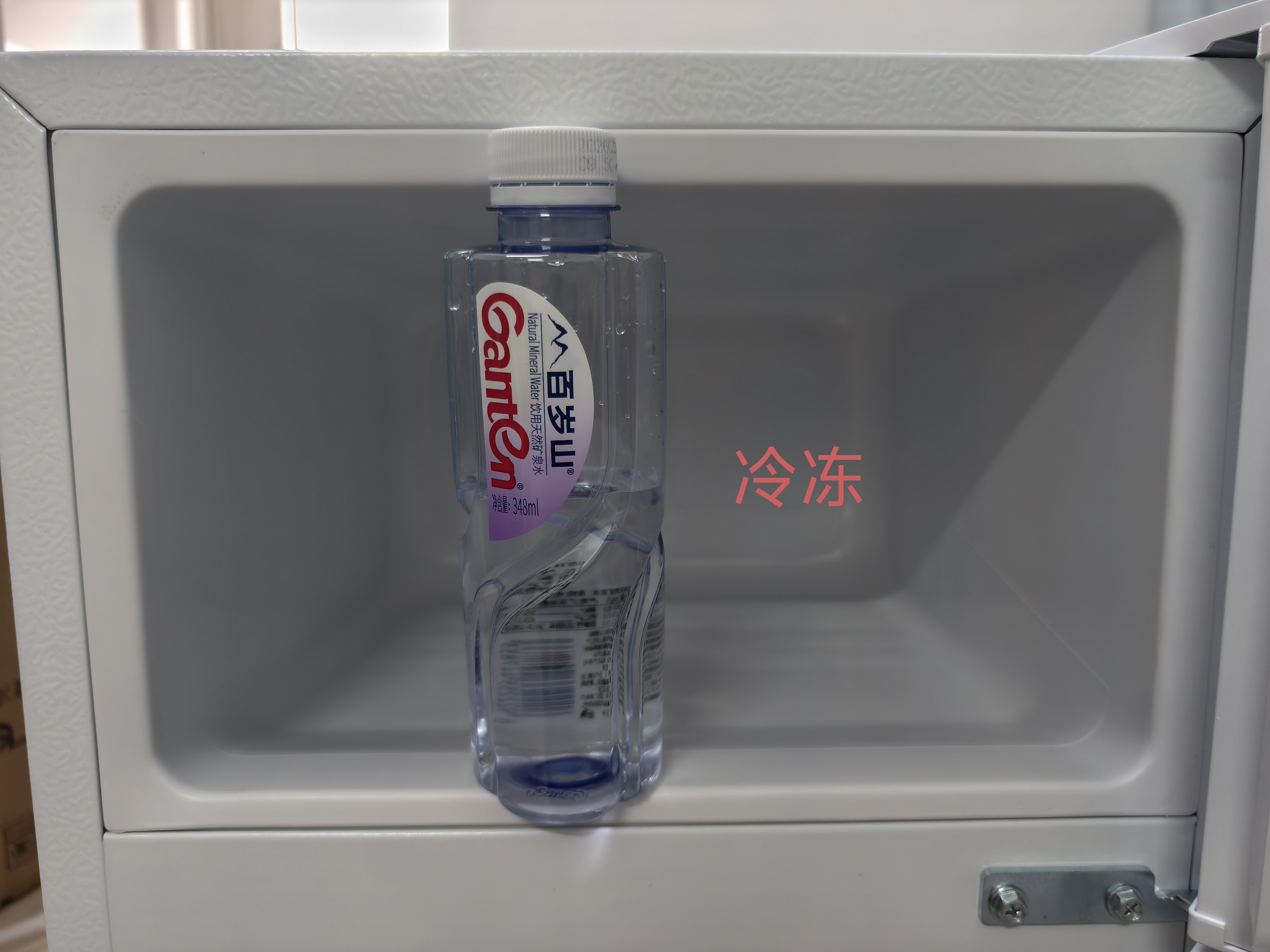 新飞（Frestec）小冰箱 冰箱小型双开门 迷你双门家用宿舍租房冷藏冷冻电冰箱节能省电 48L白【一级能效+租房神器】升级款 实拍图
