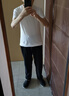 宜而爽【2件装】100%纯棉男士短袖罗纹打底衫T恤汗衫圆领大码全棉老头衫 实拍图