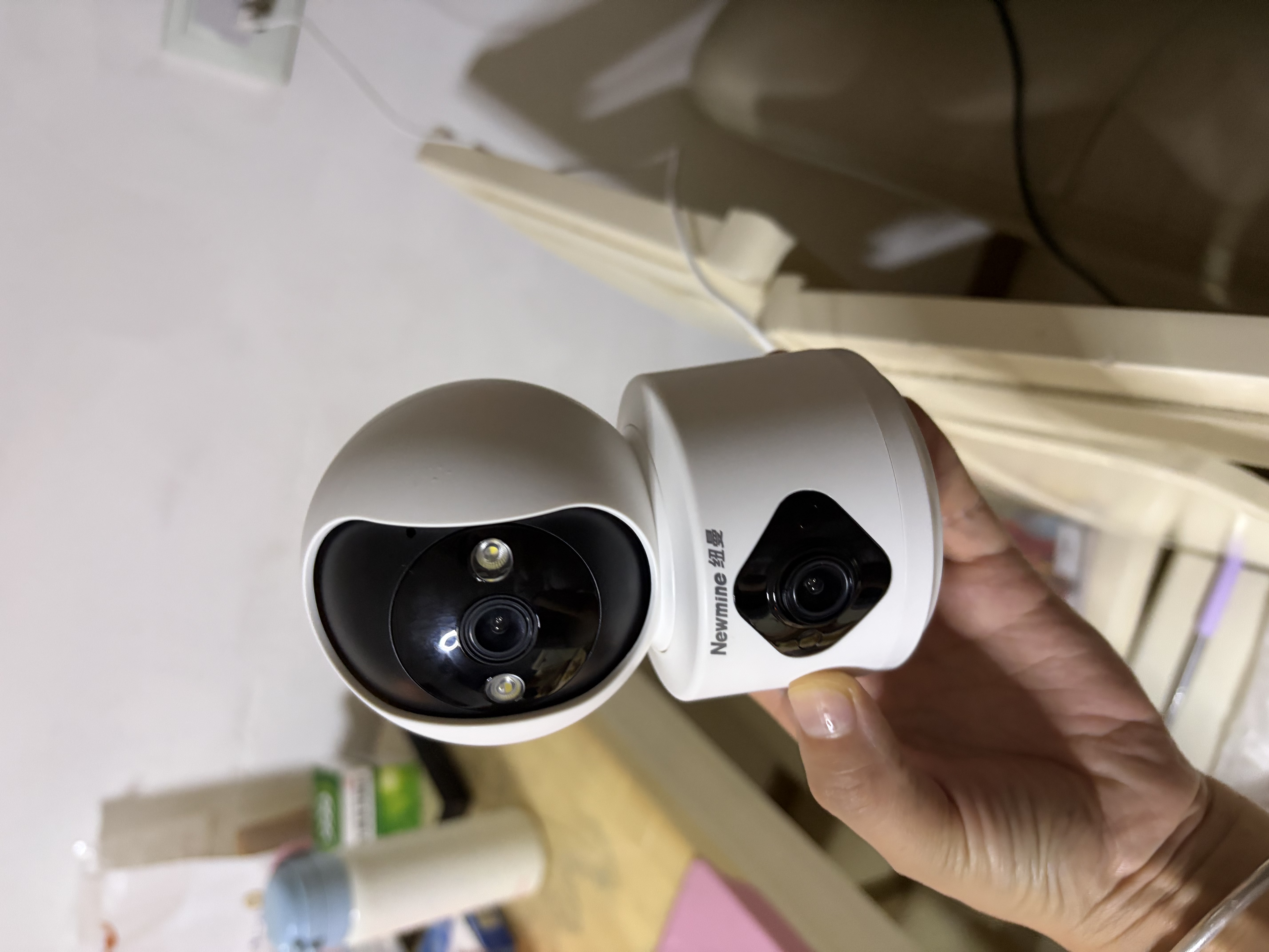 纽曼无线家用智能AI摄像头1200万高清监控器360度无死角带夜视全景语音手机远程对话讲室内外家庭云台 实拍图