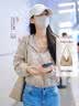 纽芝兰（NUCELLE）【Angelababy同款】香槟金编织女包26新款轻奢小众hobo女士托特包 香槟金中号+子母袋 【可放11寸Ipad】 时尚高端品牌送女友 实拍图
