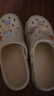 名创优品（MINISO）洞洞鞋男女夏季外穿凉鞋防滑厚底踩屎感包头凉拖鞋卡其色+海星 实拍图