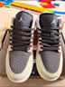 耐克（NIKE）板鞋AJ1休闲鞋 Air Jordan 1low篮球鞋IB7109-004粉黑 43 实拍图