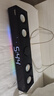 索爱（soaiy）电脑音响SH18蓝牙长条SoundBar桌面电脑游戏音箱 时钟炫彩灯光电竞音响情人节礼物时钟版黑 实拍图