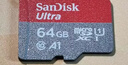 闪迪（SanDisk）64GB TF（MicroSD）内存卡 A1 U1 C10 至尊高速移动版存储卡 读速140MB/s 手机平板游戏机内存卡 实拍图