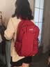 森马（Semir）双肩包大容量简约百搭潮牌初高中大学生书包通勤旅行背包 红色 实拍图