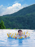 恩贝家族游泳圈浮床儿童充气浮排躺椅水上漂浮神器宝宝坐圈海边玩水装备 实拍图