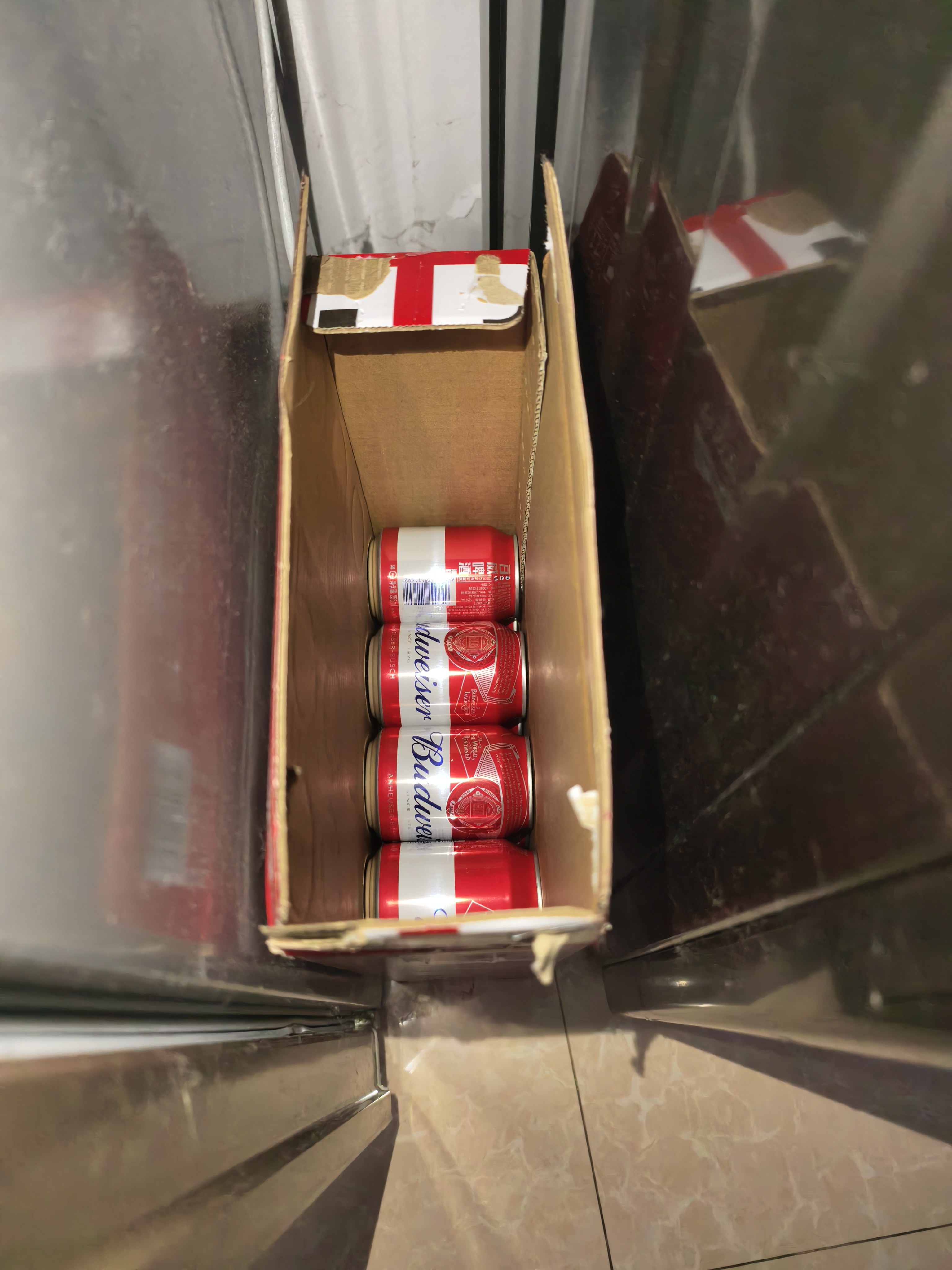 百威啤酒mini红罐淡色拉格255ml*24小罐整箱装京东自营喜酒 实拍图