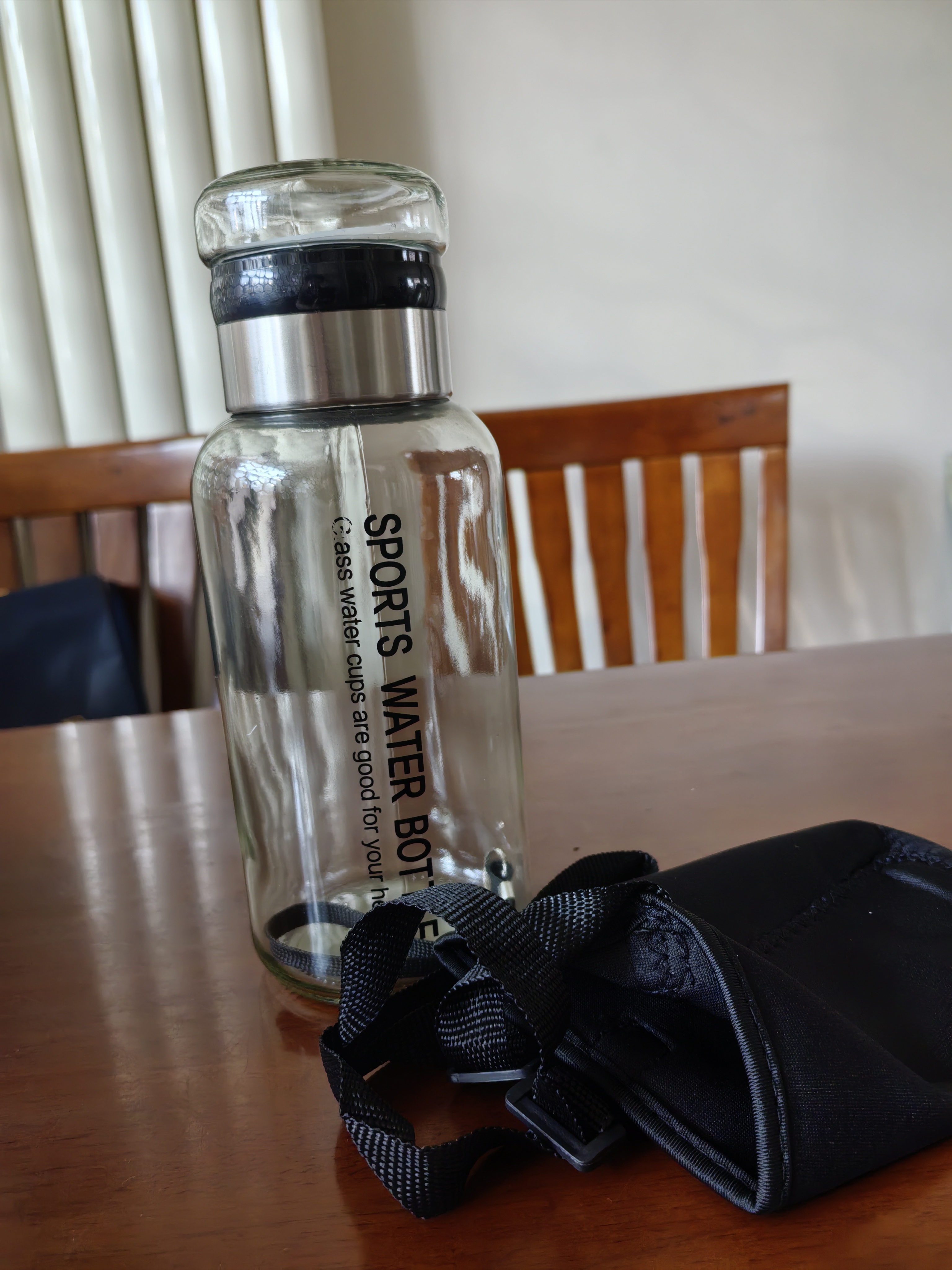 【送杯套】大容量加厚玻璃杯子便携杯茶水分离带杯套泡茶水杯 透明 1000ml吨吨桶 1只装 实拍图
