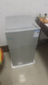新飞冰箱小型租房用 一级能效冷 藏冷冻两用1-2人家用小冰箱 出租房双门电冰箱办公室两门 26年旗舰 76A一级能效【带净味盒】银 实拍图